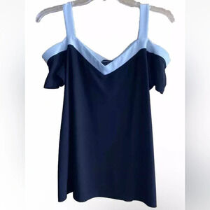 INC International Concepts Womens long sleeve cold shoulder blouse, Size Small